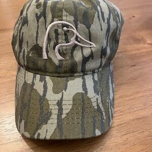 Ducks Unlimited Baseball Hat Mossy Oak Camo Bottomland Strapback Adjustable